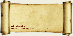 Staša Hrnjaković vizit kartica